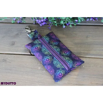 Cestovní taška Cestovní malá taštička - fialové mandaly