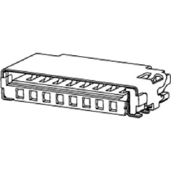 Elektrický konektor Molex zásuvkový konektor na kabel 8, rozteč 1.1 mm, 475710001, 1 ks Tape on Full reel