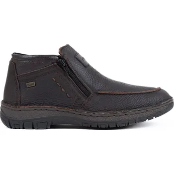 Pánská zimní obuv Pánské hnědé extra široké kotníčkové boty Rieker 05152-25 Velikost: 41