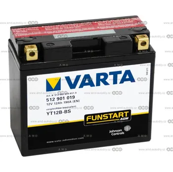 Autobaterie Baterie 12V 12Ah 190A - 190919069, 512901019 - Varta,Bosch