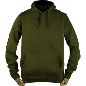 Rybářské oblečení Sticky Baits Mikina Olive Green Hoody - Velikost XL