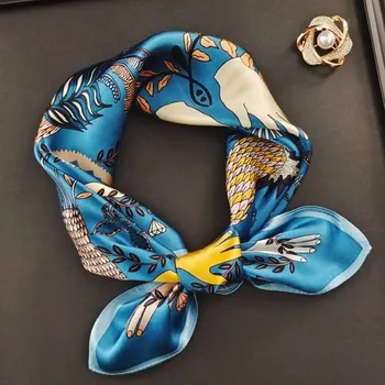 Šátek Hedvábný šátek Moderní umění 53x53 cm v dárkovém balení, HEDVÁBNÝ SVĚT