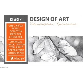 Blok grafický Klasik A3, 230 g/m2, 20 listů