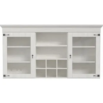 Komoda Nástavec na komodu borovice sněhová ENCANTO 132