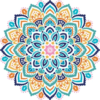 ZUTY Malování podle čísel - MANDALA II Rozměr: 40x50 cm, Rámování: bez rámu a bez vypnutí plátna