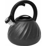 Konvice čajník nerez/lak 2,7L SHELL černá, indukce