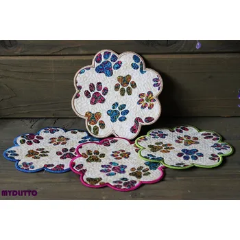 prostírání Prostírání podkafíčko - barevné tlapky 1 ks
