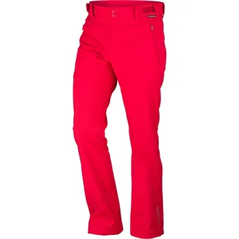 Pánské kalhoty Northfinder Pánské outdoor softshellové kalhoty GERON, tmavě rudá, XL