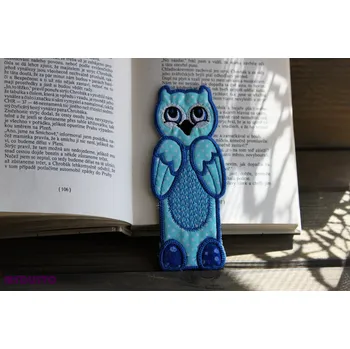 Doplněk ke knize Záložka dětská - modrá sova