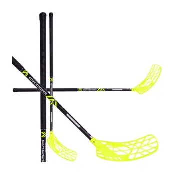 Florbalová hůl Oxdog REVENGER 29 YL Special edition ROUND Florbalová hůl žlutá / černá, Pravá (pravá ruka dole), 101cm (=111cm)