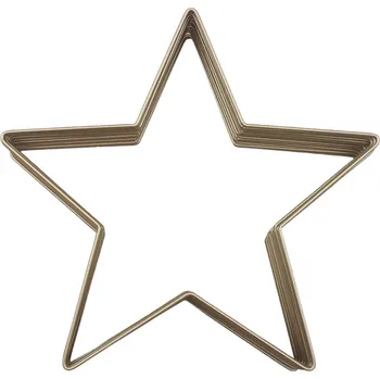 Lapač snů Kovová hvězda Ø20 cm - zlatá