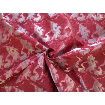 HEDVA ČESKÝ BROKÁT Luxusní brokát 160 51056 OREL A LEOPARD vínová | 13