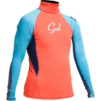 Dívčí tričko Dětská dívčí lycra GUL Junior LS RG0346 - oranžová JS