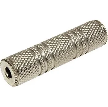 elektrický kabel OEM Spojka jack 3.5F - jack 3.5F stříbrná 11.09.4442