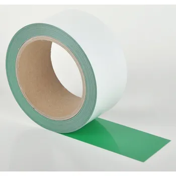 Lepicí páska Extra tenká podlahová páska odolná proti znečištění WT-5229, permanentní – polyester, zelená, 50 mm × 15 m
