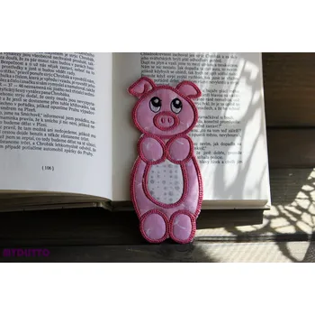 Doplněk ke knize Záložka dětská - růžové prasátko