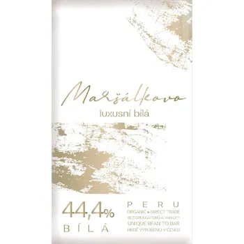 Čokoláda Maršálkovo Bílá čokoláda 50g