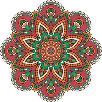 ZUTY Malování podle čísel - MANDALA VI Rozměr: 40x50 cm, Rámování: bez rámu a bez vypnutí plátna