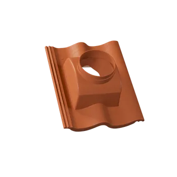 Střešní krytina KM BETA Hodonka Briliant odkouření turbokotle cihlová 1 ks