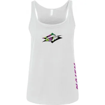 Dámské tílko NAISH Flower Diamond - bílé M