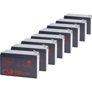Záložní baterie APC RBC120, alternativa bez příslušenství (8ks CSB HR1234W F2)