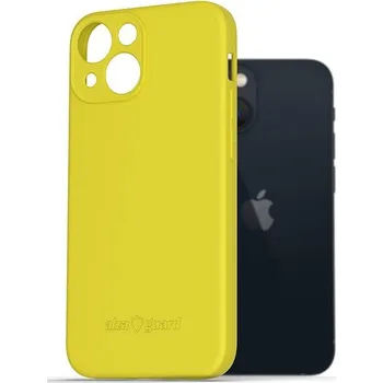Pouzdro na mobilní telefon AlzaGuard Matte TPU Case pro iPhone 13 Mini žlutý