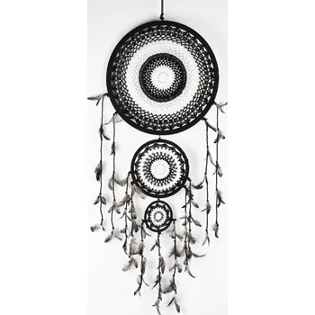 Lapač snů Milujeme Kameny Lapač snů - černo-bílý 361783