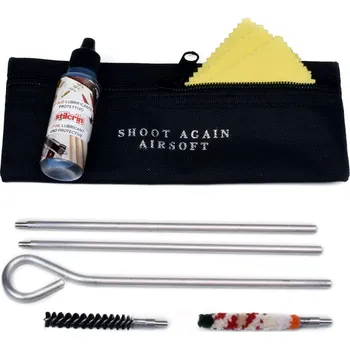 Čištění zbraně StilCrin Čistící sada na hlaveň Cal. 6mm s 50cm vytěrákem