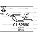 Zadní tlumič výfuku MTS 01.62890 - 01.62890