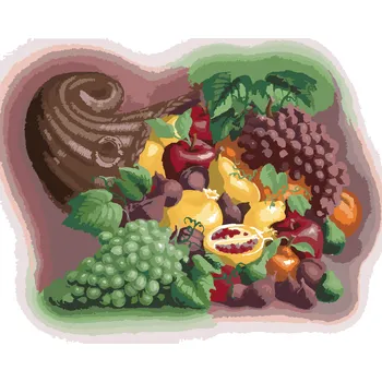 ZUTY Malování podle čísel - ROH HOJNOSTI (SUE ELLEN BROWN) Rozměr: 40x50 cm, Rámování: bez rámu a bez vypnutí plátna