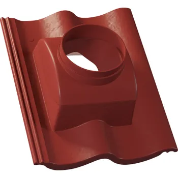 betonová krytina KM BETA Hodonka Briliant odkouření turbokotle višňová 1 ks