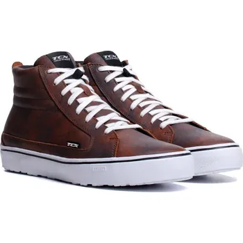 Moto obuv TCX Street 3 Waterproof Brown/White 45