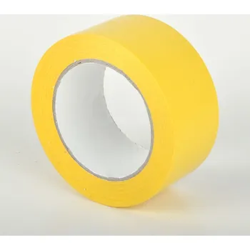 Lepicí páska Podlahová páska Standard WT-5160 – PVC, žlutá, 50 mm × 33 m