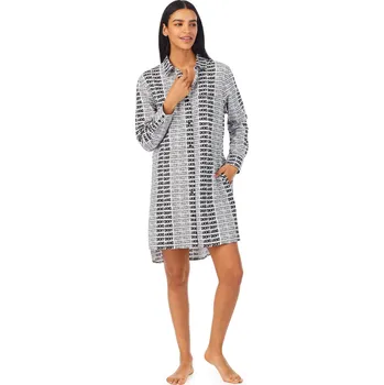Dámská noční košile Dámská noční košile YI2322669 103 bílá s potiskem - DKNY XS