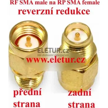 Příslušenství pro kamerový systém RF SMA male to RP SMA female redukce