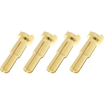 RC náhradní díl Konektor zlacený - redukce 4/5mm 90° samec (4)