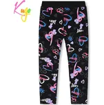 Dívčí zateplené legíny KUGO YL8733, tmavě modré