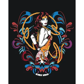 ZUTY Malování podle čísel - WONDER WOMAN 60S Rozměr: 40x50 cm, Rámování: bez rámu a bez vypnutí plátna