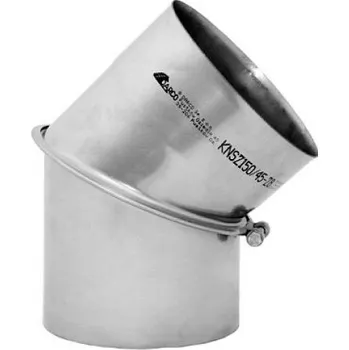 Kouřovod Kouřovod nerez koleno stavitelné 200/0-45°