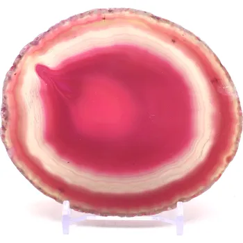 Přírodní kámen Magieprirody.cz Achátový plát velikost 10 cm + stojánek #1638 - Top kvalita