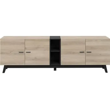 Televizní stolek Stolek televizní švestka comano/černá mat CAREA 151