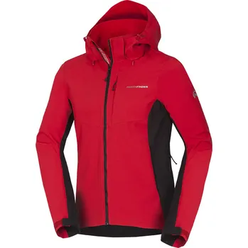 Pánská softshellová bunda Northfinder Pánská softshellová bunda outdoor MARQUIS, tmavě rudá, S
