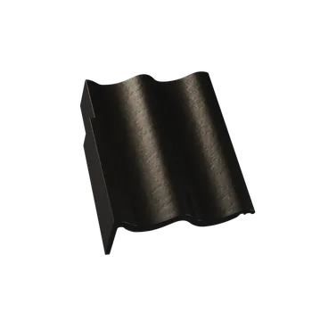 Střešní krytina KM BETA Hodonka BRILIANT černá okrajová levá