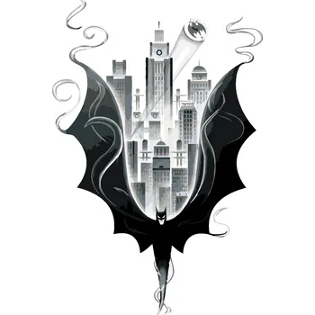 ZUTY Malování podle čísel - BATMAN V ČERNOBÍLÉ Rozměr: 40x50 cm, Rámování: bez rámu a bez vypnutí plátna