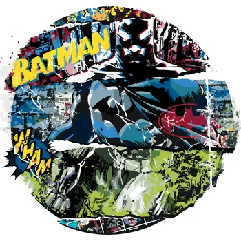 ZUTY Malování podle čísel - BATMAN KOMIKS Rozměr: 40x50 cm, Rámování: bez rámu a bez vypnutí plátna