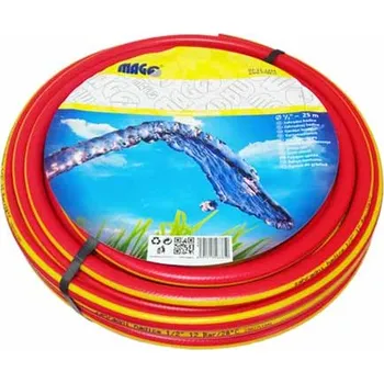 Zahradní hadice TUBI ITALIA Zahradní hadice červená - žlutý pruh 1/2" - 25m