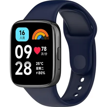 eses Silikonový řemínek pro Xiaomi Redmi Watch 3 Active - Tmavě modrý