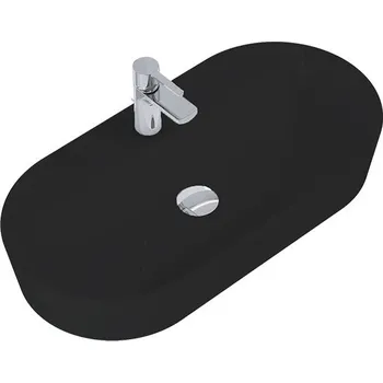 Umyvadlo Lotosan Aria umyvadlo na desku, 81x41, černé matné, LK5105
