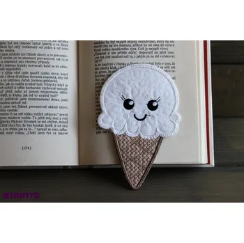 Záložka Záložka dětská - kopeček zmrzliny