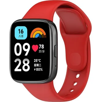 Příslušenství k chytrým hodinkám eses Silikonový řemínek pro Xiaomi Redmi Watch 3 Active - Červený